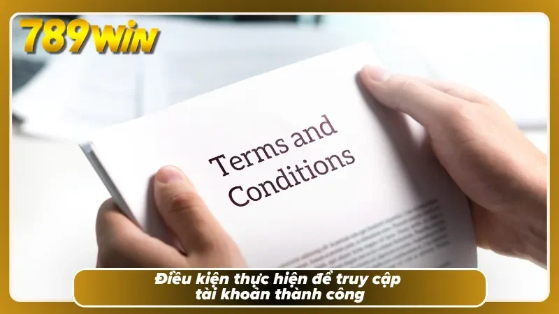 Trang chủ thông báo điều kiện truy cập