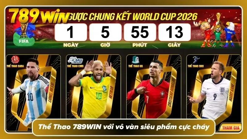 Giao diện thể thao 789WIN siêu đẹp mắt