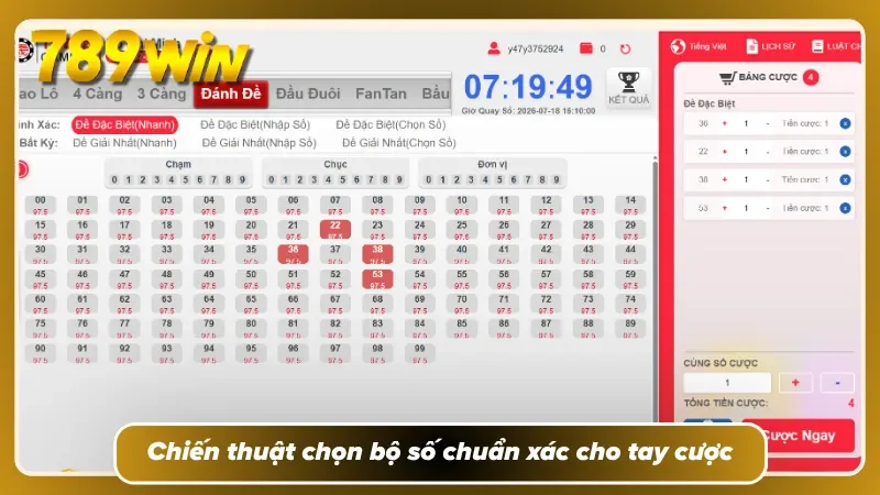 Người chơi lâu năm luôn có cách nhìn dãy bảng vị rất khác